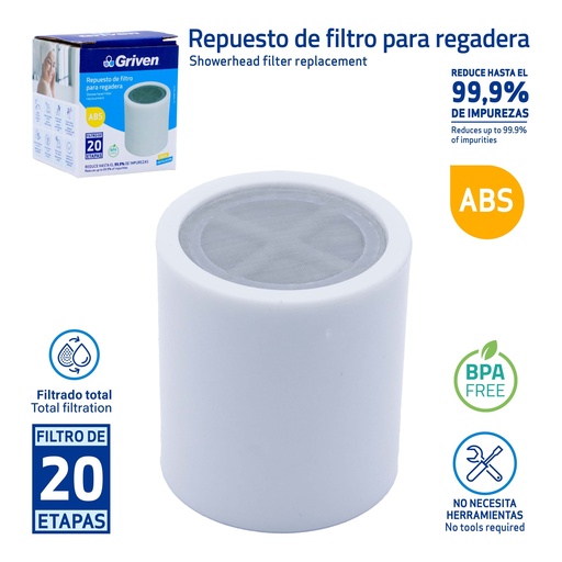 [9-731] REPUESTO DE FILTRO P/REGADERA GRIVEN 9-731