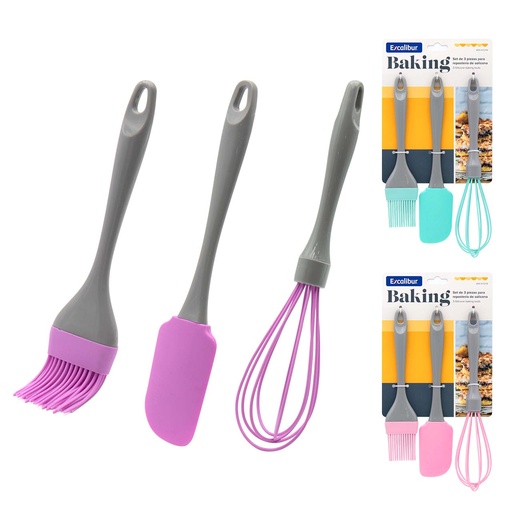 [10-163] SET DE REPOSTERIA x 3 PCS EXCALIBUR 10-163