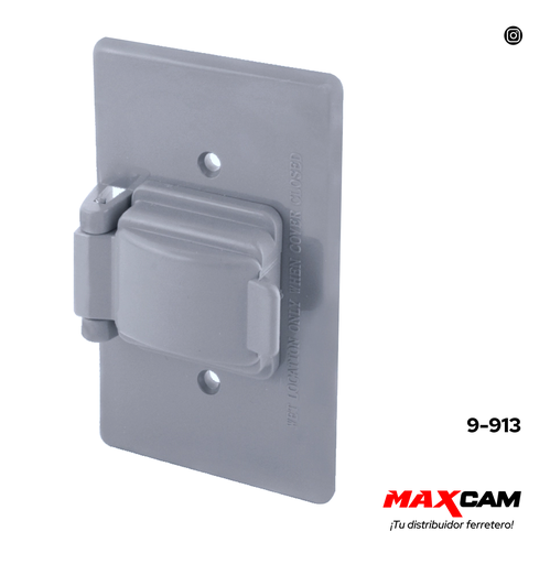 [9-913] TAPA EXTERIOR P/TOMACORRIENTE SENCILLO ORIX 9-913