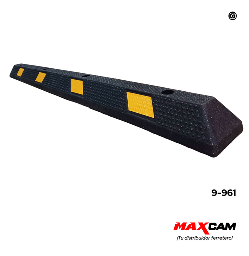 [9-961] TOPE DE GOMA P/ESTACIONAMIENTO 1,84 MTS MAXI TOOLS 9-961