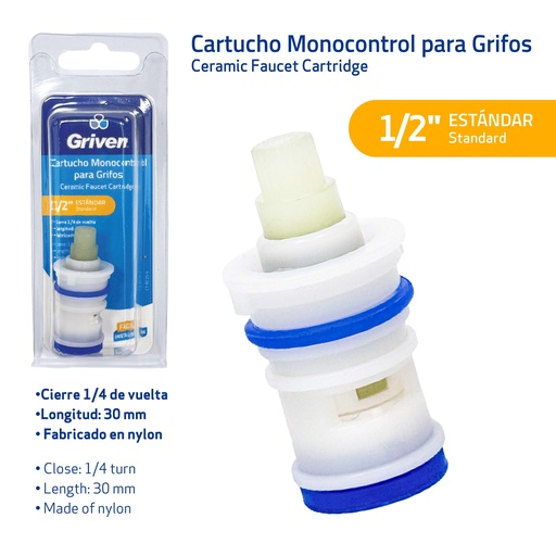 [10-231] VASTAGO MONOMANDO 30MM GRIVEN 10-231