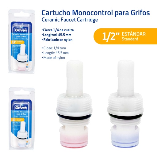 [10-226] VASTAGO MONOMANDO 45.5MM GRIVEN 10-226