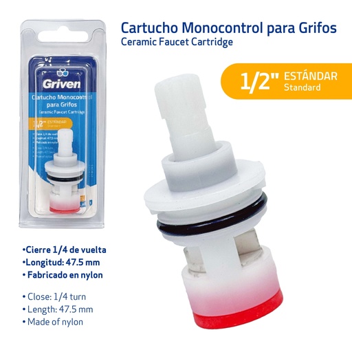 [10-230] VASTAGO MONOMANDO 47.5MM GRIVEN 10-230