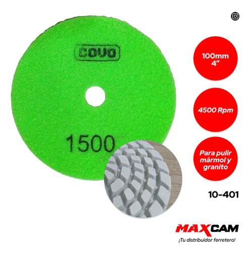 [10-401] DISCO P/PULIR MARMOL Y GRANITO DE 1500 COVO 10-401