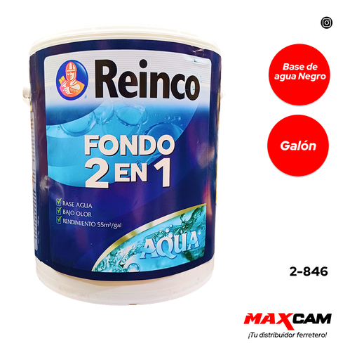 [2-846] [2-846] FONDO AQUA NEGRO 2 EN 1 SANTIN x GALON REINCO 2-846