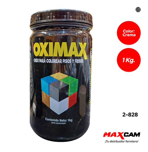 [2-828] OXIDO P/PISO CREMA 1 KG OXIMAX 2-828